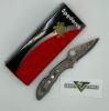 Spyderco Delica 4 Damascus - Back