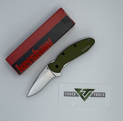 Kershaw Scallion Olive 1620OL - Front